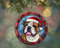 Englische Bulldogge Weihnachtsanhänger Weihnachtsbaumschmuck Mit Schnur Weihnachtsdeko Keramik Weihnachtsschmuck