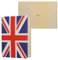 kwmobile Reisepass Kunststoff Schutzhülle - Ausweis Hülle Impfpass Schutz - Cover Reisepasshülle Ausweishülle - Retro Flagge Großbritannien