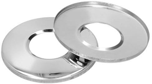 2 Stück Pool Leiter Escutcheon Platten, Edelstahl Abdeckplatte Pool Trim Ringe Ersatzteile für 42mm Boden Pool Handlauf