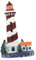 RORPOIR Mediterranes Resin Lighthouse Ornament Buntes Leuchtturm Modell für Aquarium Garten Stranddekoration für Wohnräume und Partys