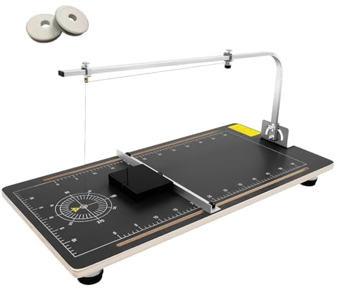 YXFAZPP Table de découpe électrique pour mousse à fil chaud avec aide à la coupe circulaire et fils chauffants de 20 m, température réglable de 50 à 300 ℃ (38 x 78 cm)