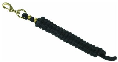 Weaver Führstrick aus Leder mit massivem Messing, 225 Karabiner, 35-2100-K4, Schwarz/Hunter Green/Tan, 10 Foot