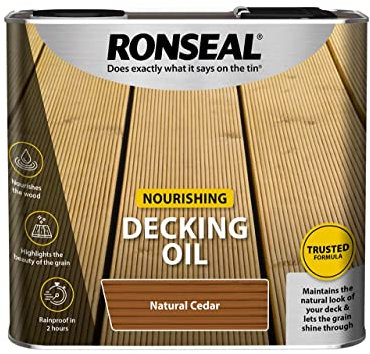 Ronseal DONC25L 2.5L Decking Oil - Natural Cedar