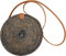 Rattan Umhängetasche, Handtasche Bamubs, Korbtasche, Handgemachte Vintage Modische Stroh Gewebte Tasche im Boho Stil, Rund, Bogen Strandtasche Zuhause Aufbewahrungstasche (Schwarz)