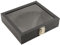Display-Schatulle mit Glasdeckel, fasst 36 Ringe