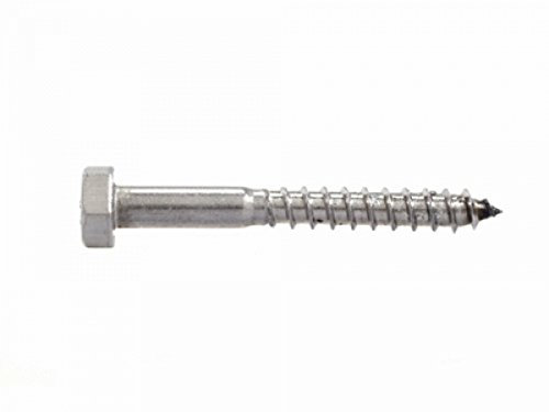 6-Kant-Holzschraube DIN571 A4 ARBO-INOX Größe 8x80 (2 Stück)