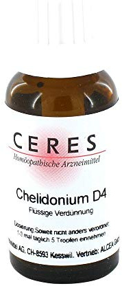 CERES Chelidonium D 4 Dilution 20 ml