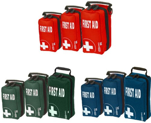 First Aid Empty Bags - HIGH QUALTY - Pick Colour and Size (Large, Blue)