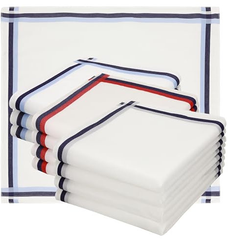 Betz Stofftaschentücher Herren 12 Stück – 100% Baumwolle – Größe 40x40 cm – Klassisches Taschentuch Set – Waschbar & langlebig - Dessin 2
