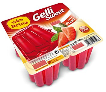 Reina Gelli Sweet, Gelatina con Sabor a Fresa, 400g