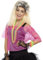Smiffys Haut filet, rose fluo