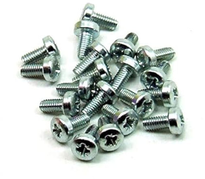 POPESQ® - 20 Stk. /ps x M3 6mm lang/long Schrauben/Screws Stahl Zink Steel Zinc Linsenkopf Pozidriv #A1899