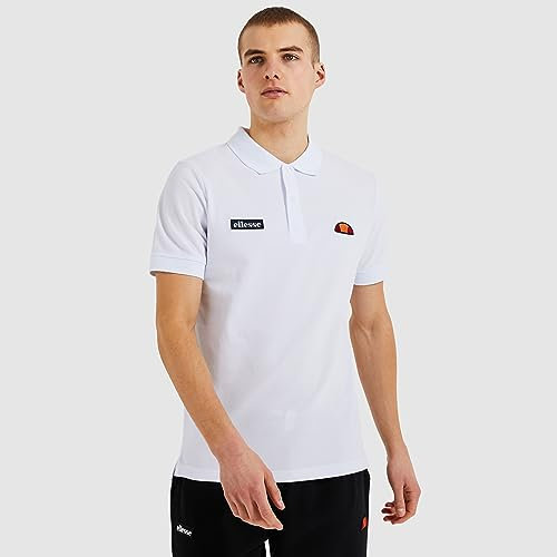 ellesse Herren Montura Polo, Weiß, XL EU