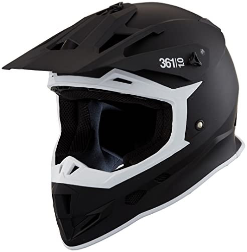 iXS 361 1.0 Motocross Helm, schwarz/weiß, XL (61/62)