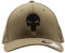 Café Viereck ® Unisex Cap Wooly Combed – Gestickt mit Punisher Zeichen – für Männer und Frauen - Größe L/XL (57-61 cm)