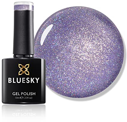 Bluesky Gel Nail Polish, Enchanted Evening Ch165, Purple, Long Lasting, Chip Resistant, 10 ml (Requires Curing Under UV LED Lamp)