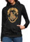 Spreadshirt Harry Potter Hogwarts Schule Für Hexerei und Zauberei Wappen Frauen Hoodie, XXL, Schwarz
