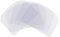 JIHUOO 20 Pcs Plastic Cake Scraper Transparent Cream Scraper Smoother Pastry Spatula Batter Scraper