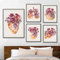 SYXBEIVK Anatomie Interne Blumen Herz Gehirn Lunge Nordic Poster Wand Kunstdruck Leinwand Malerei Dekor Bilder Für Wohnzimmer-40x60cm-30x42cm (Kein Rahmen)