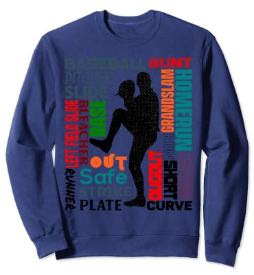 Baseball tee Batter Pitcher Catcher Baseball Sweatshirt