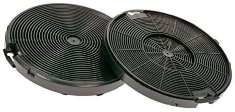 EVAYP / 2x Filtro a carboni attivi/Compatibile con AEG - Bosh - Electrolux - Faber - Smeg / EFF75 4055093712 112.0254.245 112.0169.114 4055093712 112.0067.944 NYTTIG FIL400 per cappe da cucina