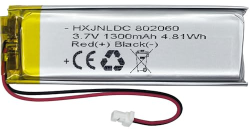 DC 3,7v 1100mah 802060 Batterie au Lithium polymère Rechargeable pour Sena 50R,50R-01,50R-01D Motorcycle Bluetooth Headset interphone Battery Replacement