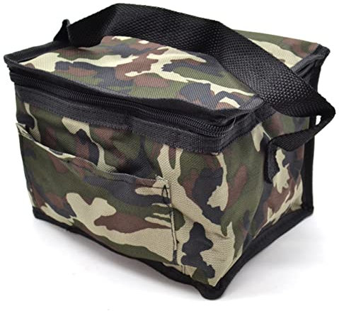 Frigorifero Flessibile Portatile 4.5L Frigorifero Borsa Termale. 1 Persona, Campeggio sulla Spiaggia Bere Cibo Esercito Camouflage