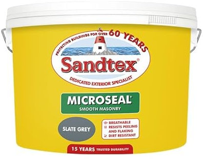 Sandtex Smooth Masonry 10L - Slate Grey