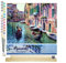Figured'Art Peinture par Numéro Adulte Canaux de Venise - Activité Manuelle Kit de Loisir Créatif DIY Numéro d'Art Complet - 40x50cm avec châssis en bois à monter