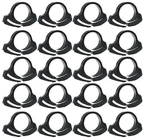 20 fascette stringitubo in nylon, 16 mm, in plastica, kit assortito per irrigazione tubo da giardino, φ16 mm