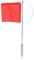 Windrichtungsanzeige-Flagge aus Edelstahl für Segelyachten (140 x 120 mm / 5,51 x 4,72 Zoll)