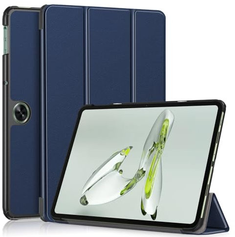 Kepuch Custer Funda para Oneplus Pad Go, OPPO Pad Neo,OPPO Pad Air 2,Slim Smart Cover Fundas Carcasa Case Protectora de PU-Cuero - Azul