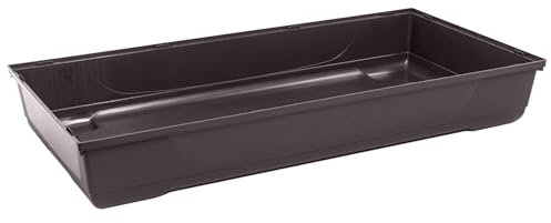 PETGARD Ersatzschale Kotwanne Käfigschale für Kaninchen, Kleintiere und Hühner 118 cm Anthrazit