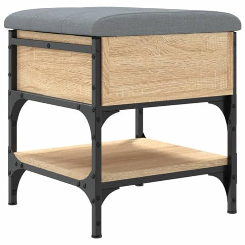Kangmusi Schuhbank Sonoma-Eiche 42x42x45 cm Holzwerkstoff, kangmusi835183