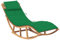 CIADAZ Schaukelliege mit Auflage Massivholz Teak, Liegestuhl Balkon, Gartenliege, Sonnenliege, Deckchair, Saunaliege, Sonnenstuhl 3063338