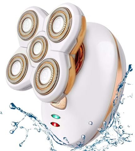 Rasoirs électriques pour femme, sans fil, indolore, sans défaut, avec lumière LED, rasoir rotatif pour femme, jambe, bikini, aisselles, bras, corps