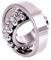 Bimetall-Dichtungsschild, Mikro-Rillenrillenlager, 1 Stück, 1200, 1201, 1202, 1203, 1204, 1205, 1206, 1207, 1208, zweireihiges selbstausrichtendes Kugellager - Dichtungssatz-Sortiment(1204 20x47x14mm)
