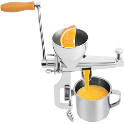Spremiagrumi manuale e spremiagrumi per frutta e verdura, con morsetto a vite per montaggio da tavolo, per erba di grano e lime