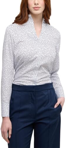 ETERNA Female Hemdbluse Bedruckt Regular FIT 44_D_1/1, 1/1, Off-White