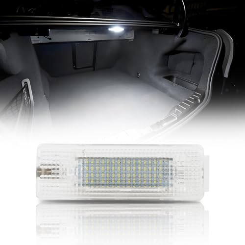 GSOWO LED Kofferraumbeleuchtung Xenon Weiß Plug&Play ohne Fehlermeldung für V-W Beetle Golf 5 Golf 6 Golf 7 Golf Plus (ab 2005) Caddy (ab 2004), [Langlebig & Effizient], 1 Stücke