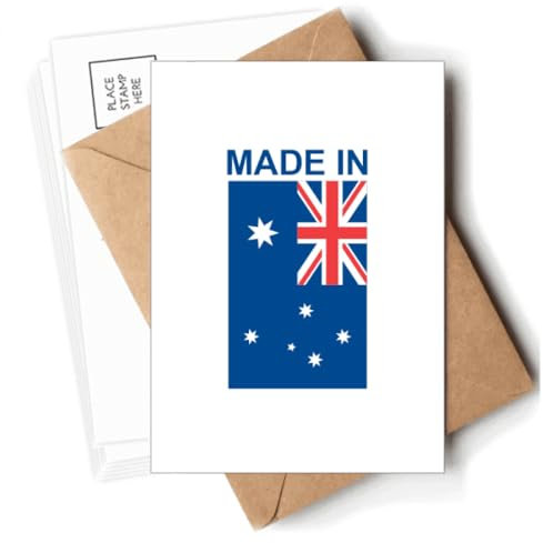 Australien Country Love Postkarten Umschläge Blanko Notizkarten Versand