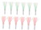 Vaguelly 12St Drachenpfeife blasen Partydekor Schlag Streamer Becher Leuchtstäbe Masse party zubehör partyzubehör party up Quastengebläse party feier liefert Plastik Colorful