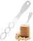 Chaies Batidor de mantequilla natural, batidora de mantequilla natural, batidora de mantequilla natural, multiusos, para lavavajillas, batidora manual para salsa de espesa, yogur