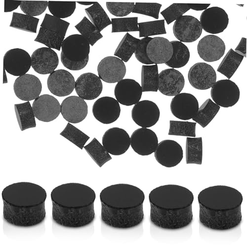 VICASKY 100 Stück Runde Acryl Einlegepunkte für Griffbrett Gitarre Schwarze Gitarren Tonpunkte für Inlay Arbeiten Ersatzteile | Ukulele und Akustikgitarre, Bundmarkierungen für Inlay Arbeiten, Griffbrettzubehör in Ersatzqualität