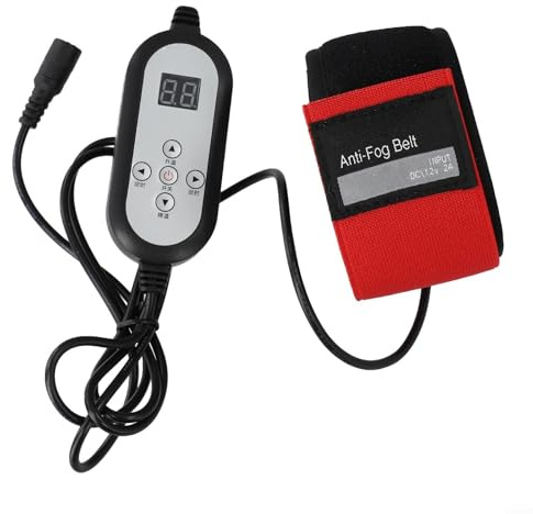 Zoegneer Sangle astronomique pour télescope chauffant avec contrôle intelligent de la température, bande chauffante anti-condensation alimentée par 12 V DC5521 pour divers objectifs d'appareil photo A