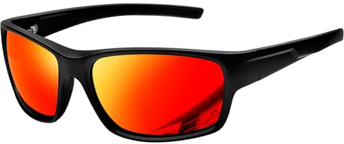 KANASTAL Fahrradbrille Herren Damen Sportbrille Polarisiert | Rennrad Brille, Laufbrille, Sportlich, Radsportbrille, UV400 Schutz, Anti Glare, Klassisch, Vintage Rechteckig, Autofahren