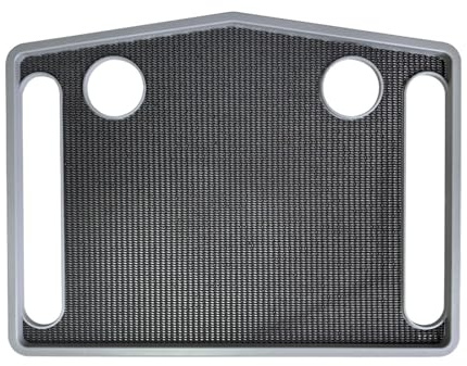 DEVNWIGMO Walkers Tray Table Accessory Meal Holder Reading Tray Storage for Made of PP Material Suitable for Elderly Men Women Ca, Black Non Slip mat