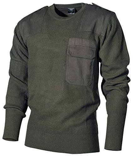 MFH klassischer Bundeswehr Pullover aus Polyacryl (Oliv/52)