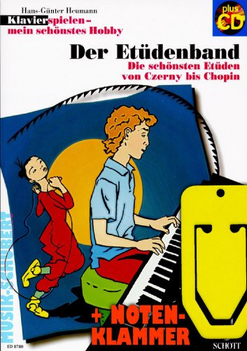 Der Etüdenband (+CD) inkl. praktischer Notenklammer - Die schönsten Etüden von Czerny bis Chopin - Der beliebte Spielband zur Schule Klavierspielen - mein schönstes Hobby (Taschenbuch) von Hans-Günter Heumann (Noten/Sheetmusic)