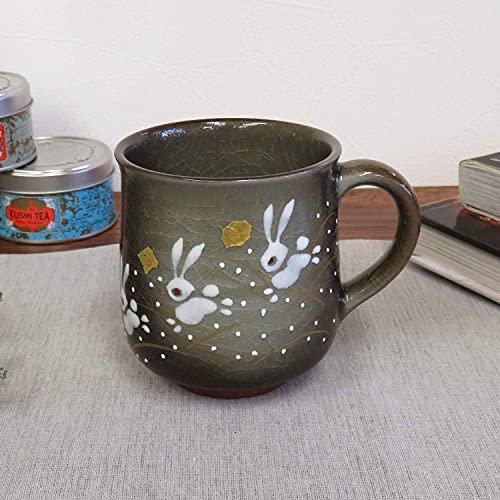 Kutani Keramik Becher Kaninchen I (Japan-Import)